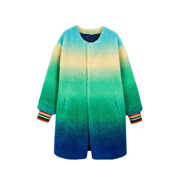 Manteau Ombre Faux Shearling