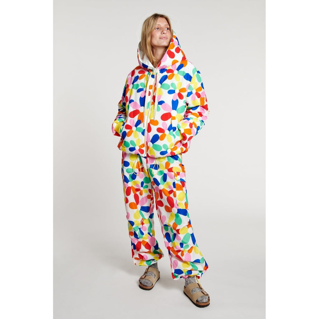 Manteau Flower Print Quilted