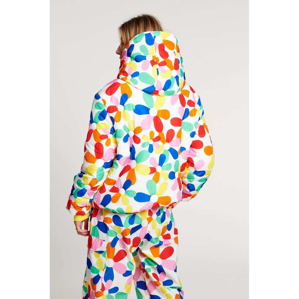 Manteau Flower Print Quilted