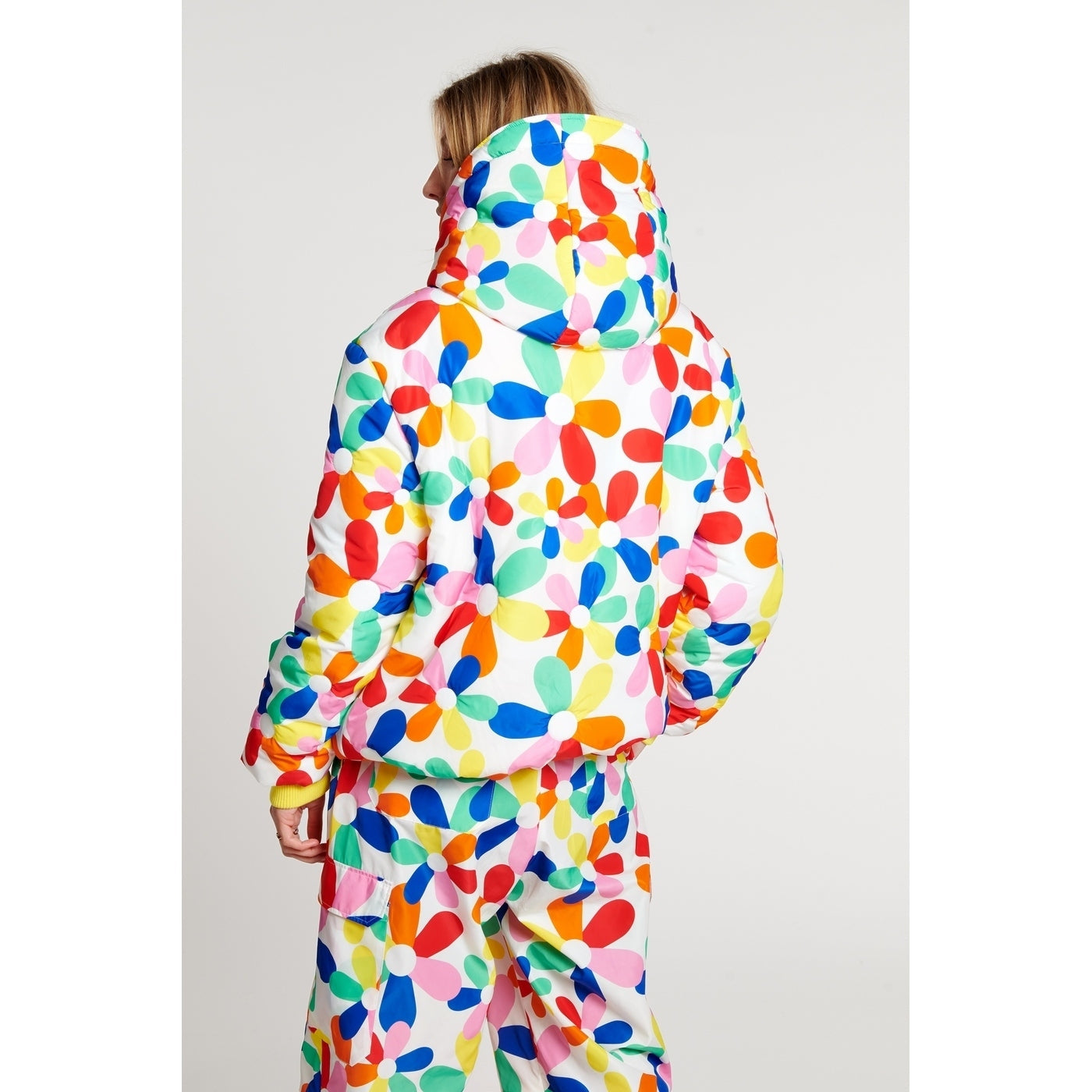 Manteau Flower Print Quilted