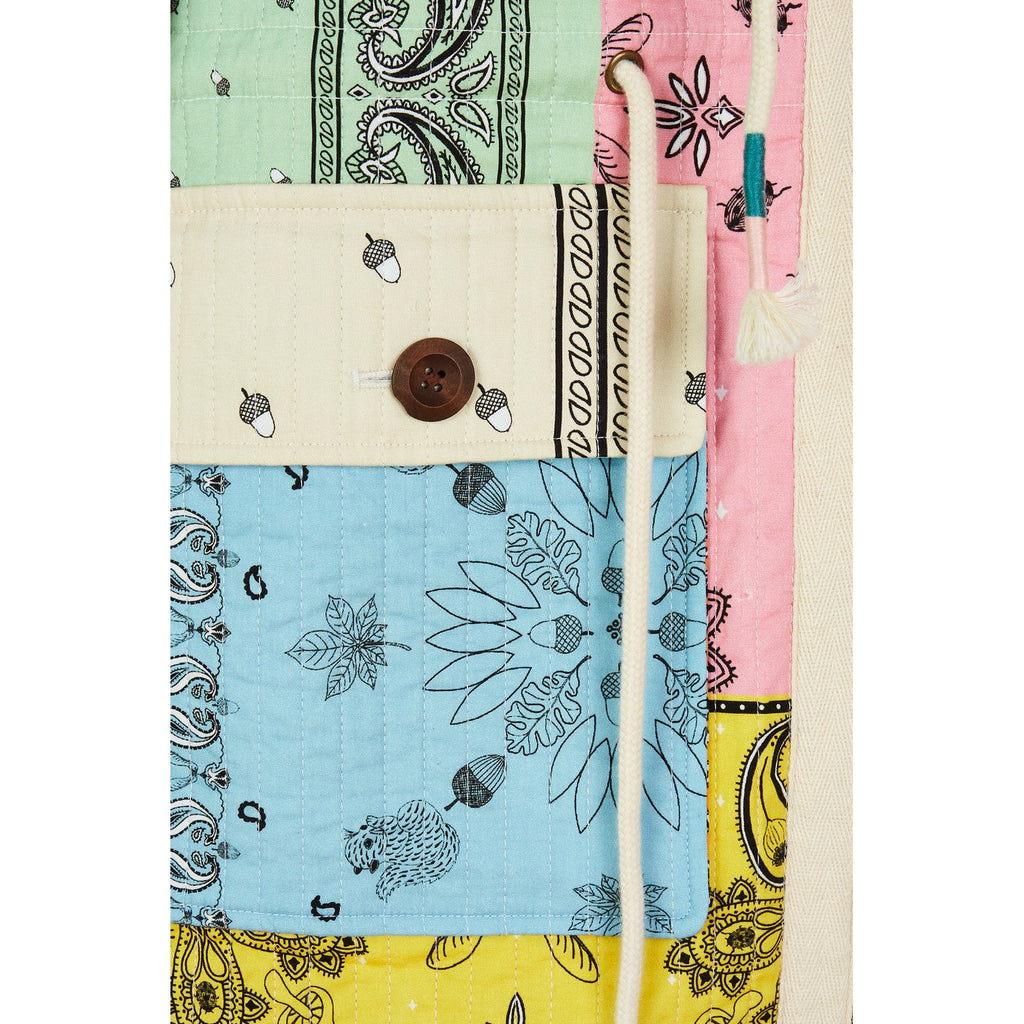 Manteau Bandana Print Quilted