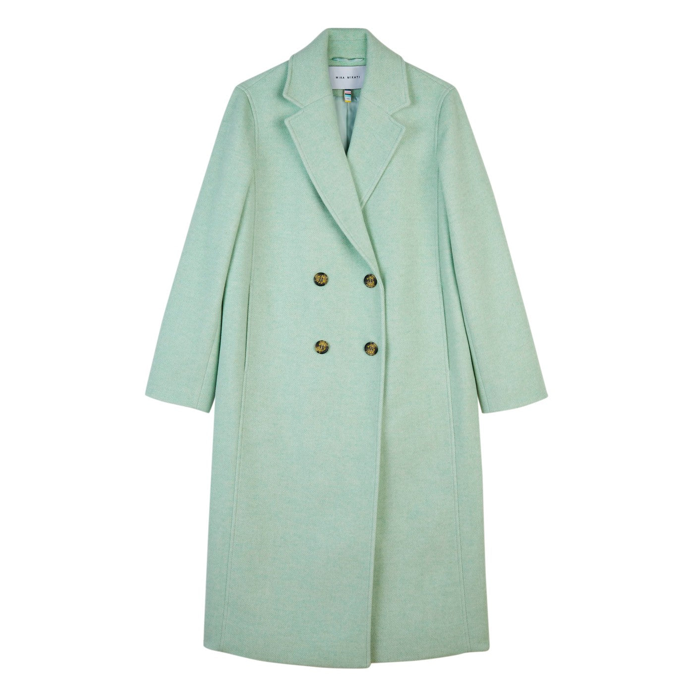 Manteau Pale Green Double Breasted