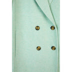 Manteau Pale Green Double Breasted