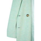 Manteau Pale Green Double Breasted