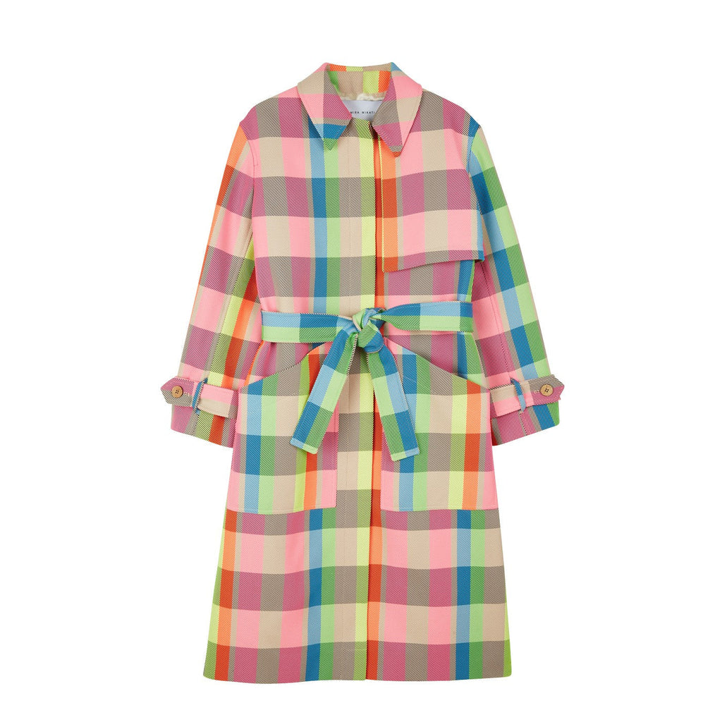 Manteau Neon Check Trench