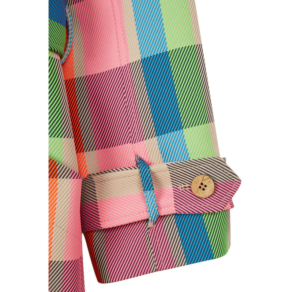 Manteau Neon Check Trench