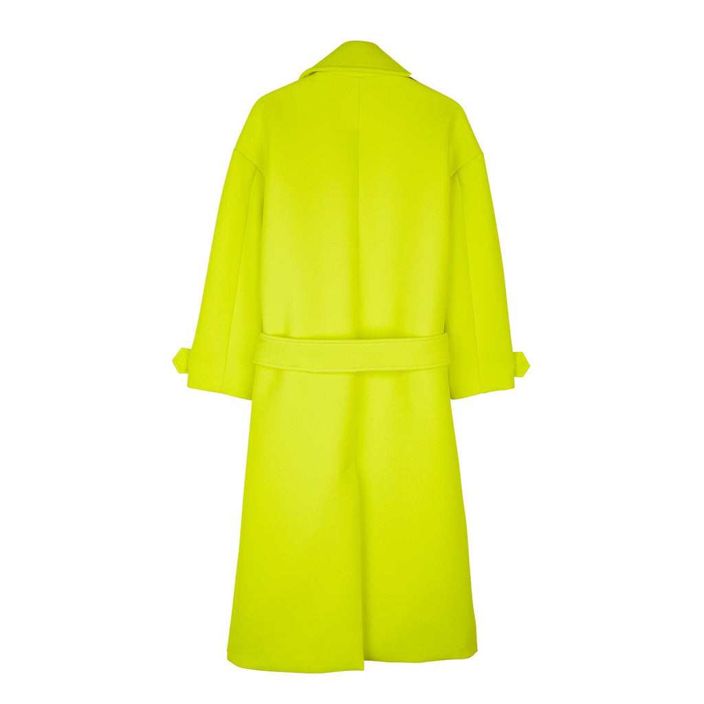 Manteau Single Breasted Flower Button