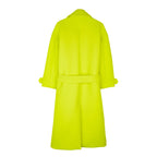 Manteau Single Breasted Flower Button