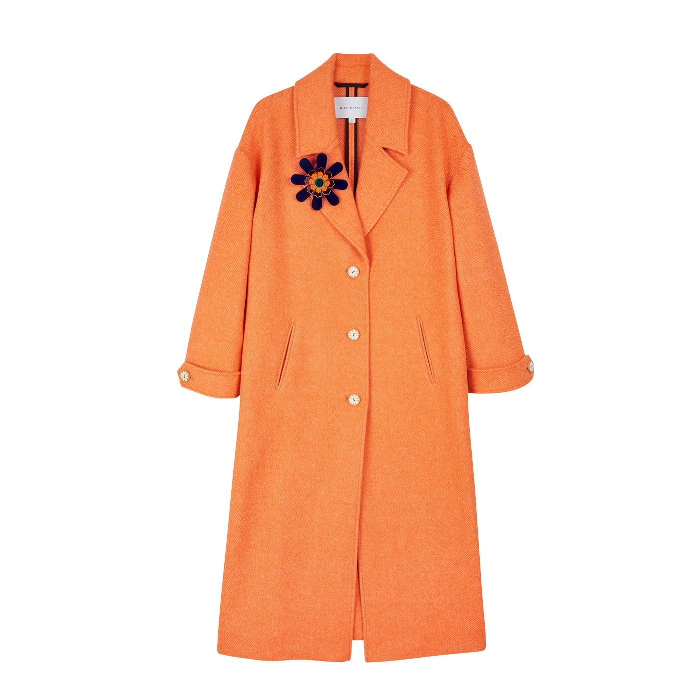 Manteau Wool Single-Breasted