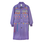 Manteau Fair Isle Embroidered