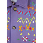 Manteau Fair Isle Embroidered