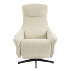 Cochyre - Fauteuil Relax Électrique Rotatif 1 Place - Tissu Beige