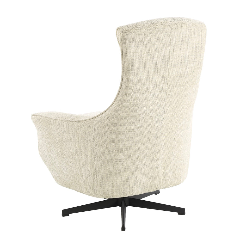 Cochyre - Fauteuil Relax Électrique Rotatif 1 Place - Tissu Beige