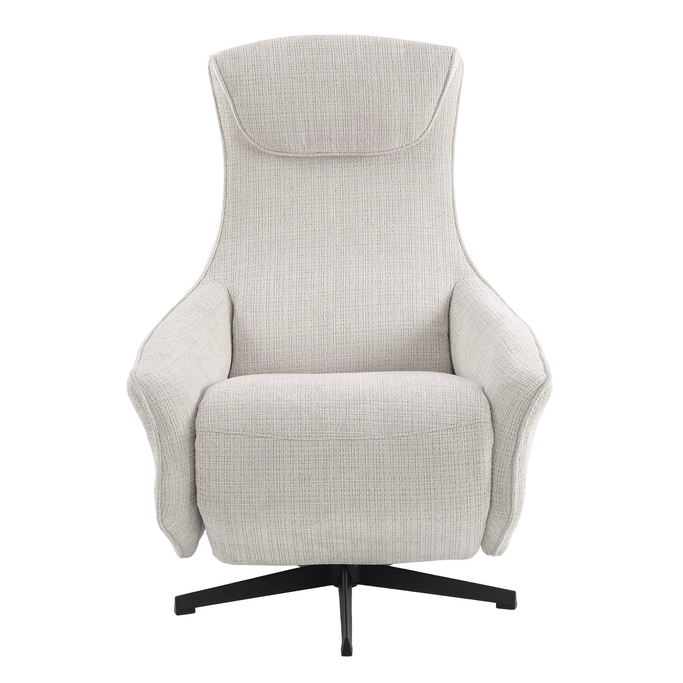 Cochyre - Fauteuil Relax Électrique Rotatif 1 Place - Tissu Gris