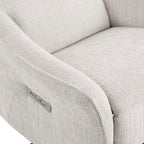 Cochyre - Fauteuil Relax Électrique Rotatif 1 Place - Tissu Gris