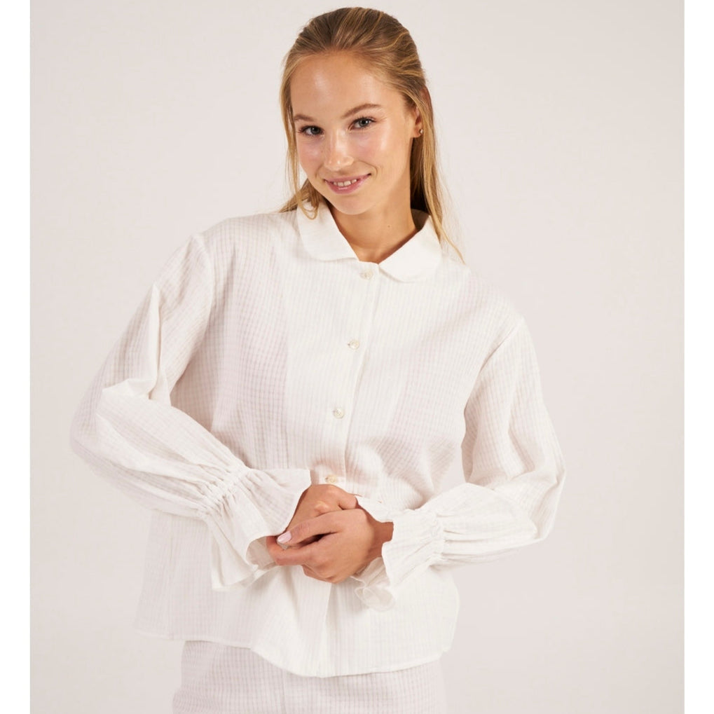 Chemise Long Cocoon - Blanc
