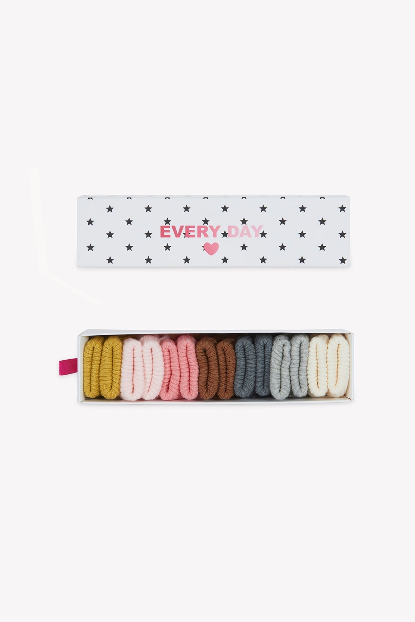 Semainier Chaussettes - Rose Bébé