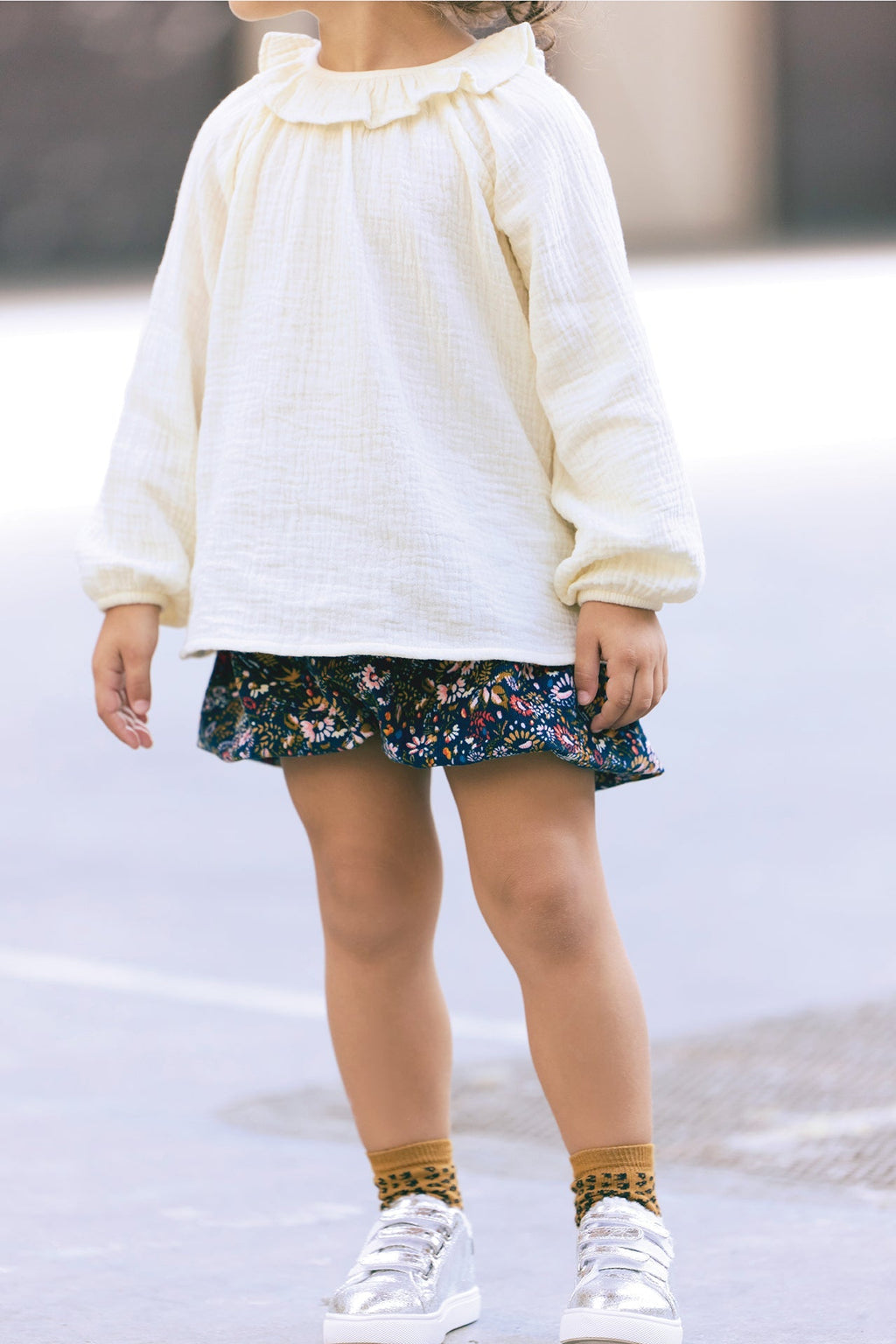 Blouse - Mamour Beige Coton