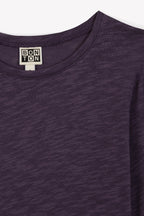 T-Shirt - Uni Manche Longues Fille Purple Rain