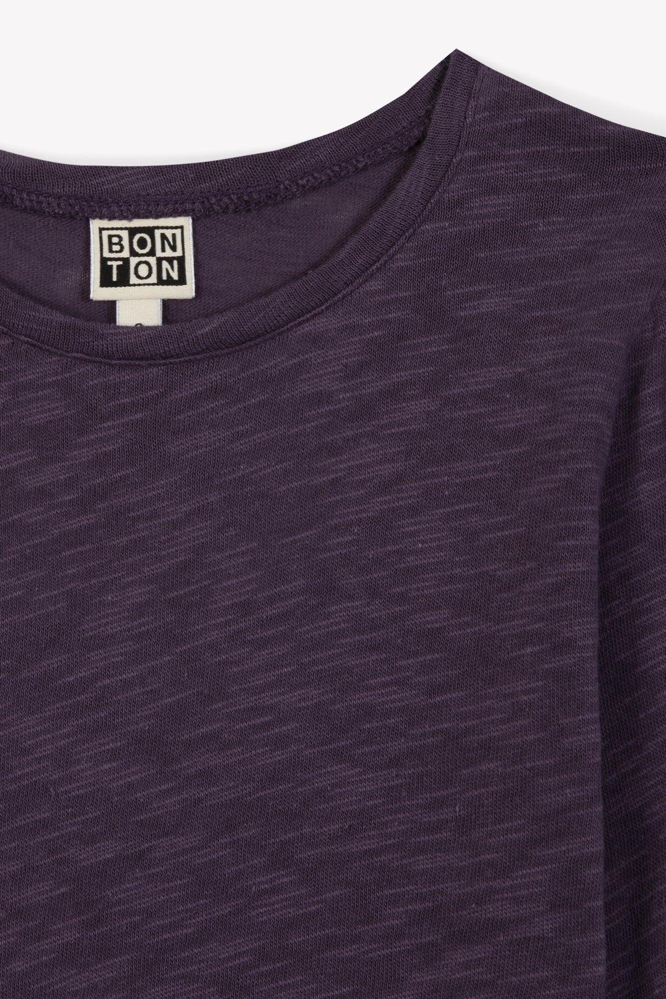 T-Shirt - Uni Manche Longues Fille Purple Rain