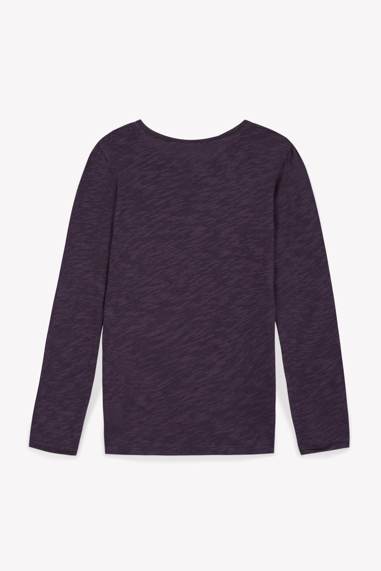 T-Shirt - Uni Manche Longues Fille Purple Rain