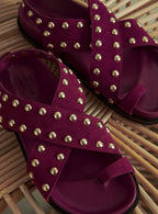 Sandales Colibri Suede - Violet