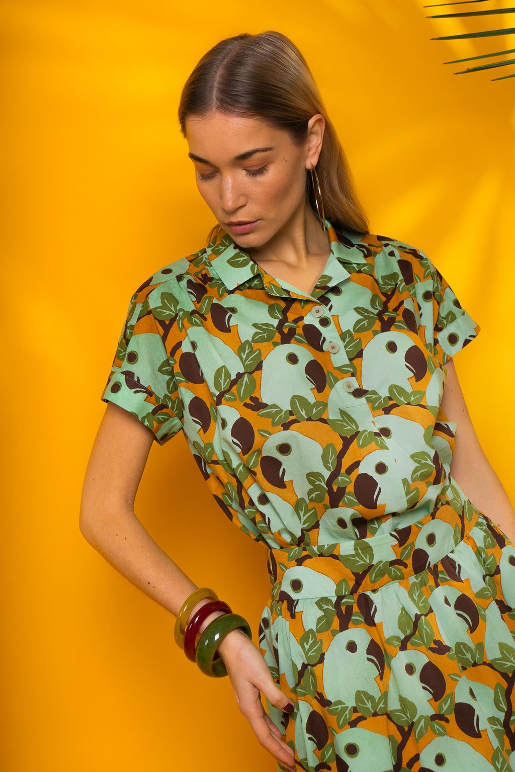 Chemise - Camille - Algue