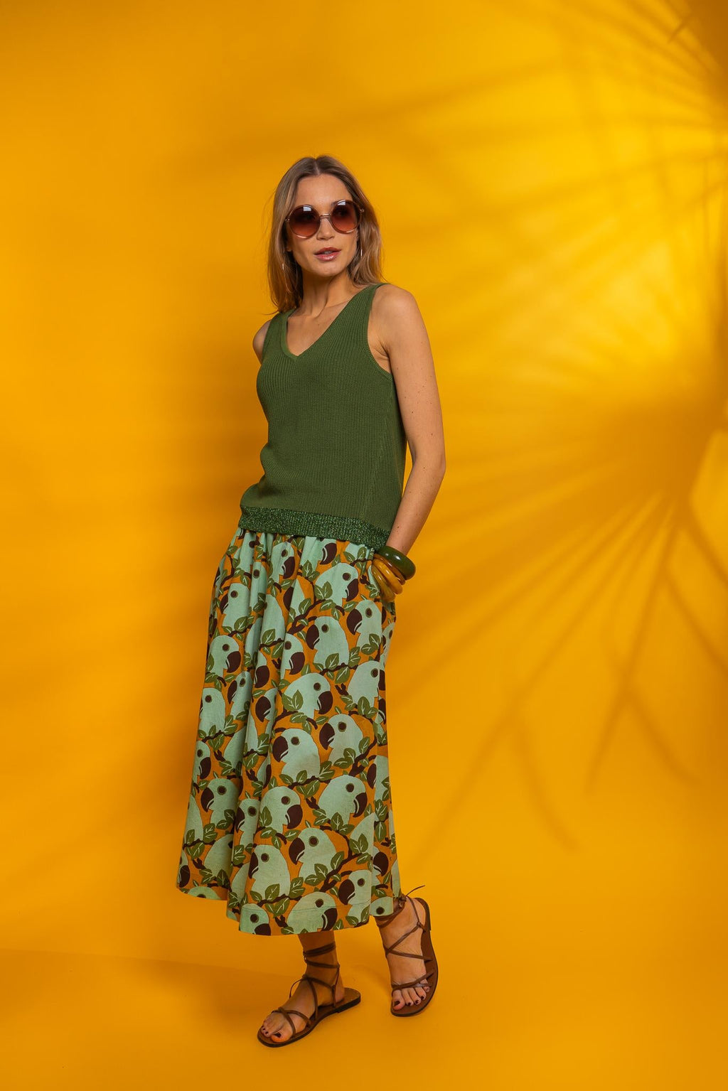 Jupe - Caroline - Algue