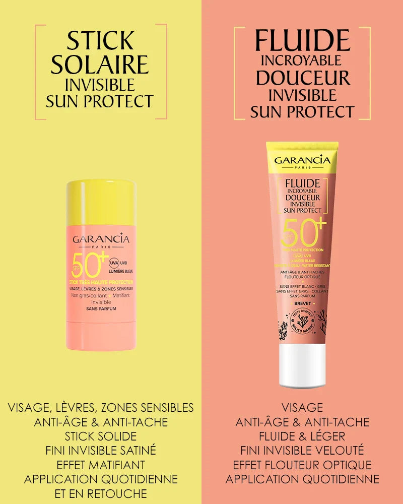Stick Solaire Invisible Spf50+ - Anti-Âge & Anti-Taches