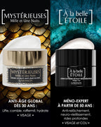 Comparatif crèmes de nuit Garancia : Mystérieuses dès 30 ans vs À la belle Étoile dès 50 ans
