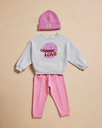 Le Pantalon Pia En Coton Bio - Rose