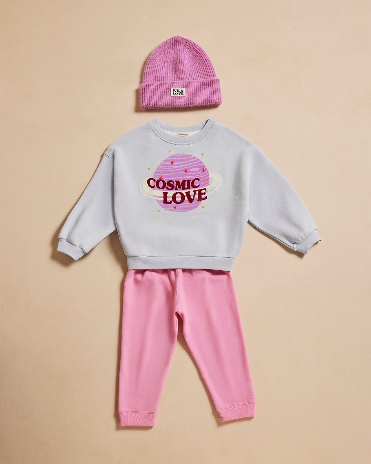 Le Pantalon Pia En Coton Bio - Rose
