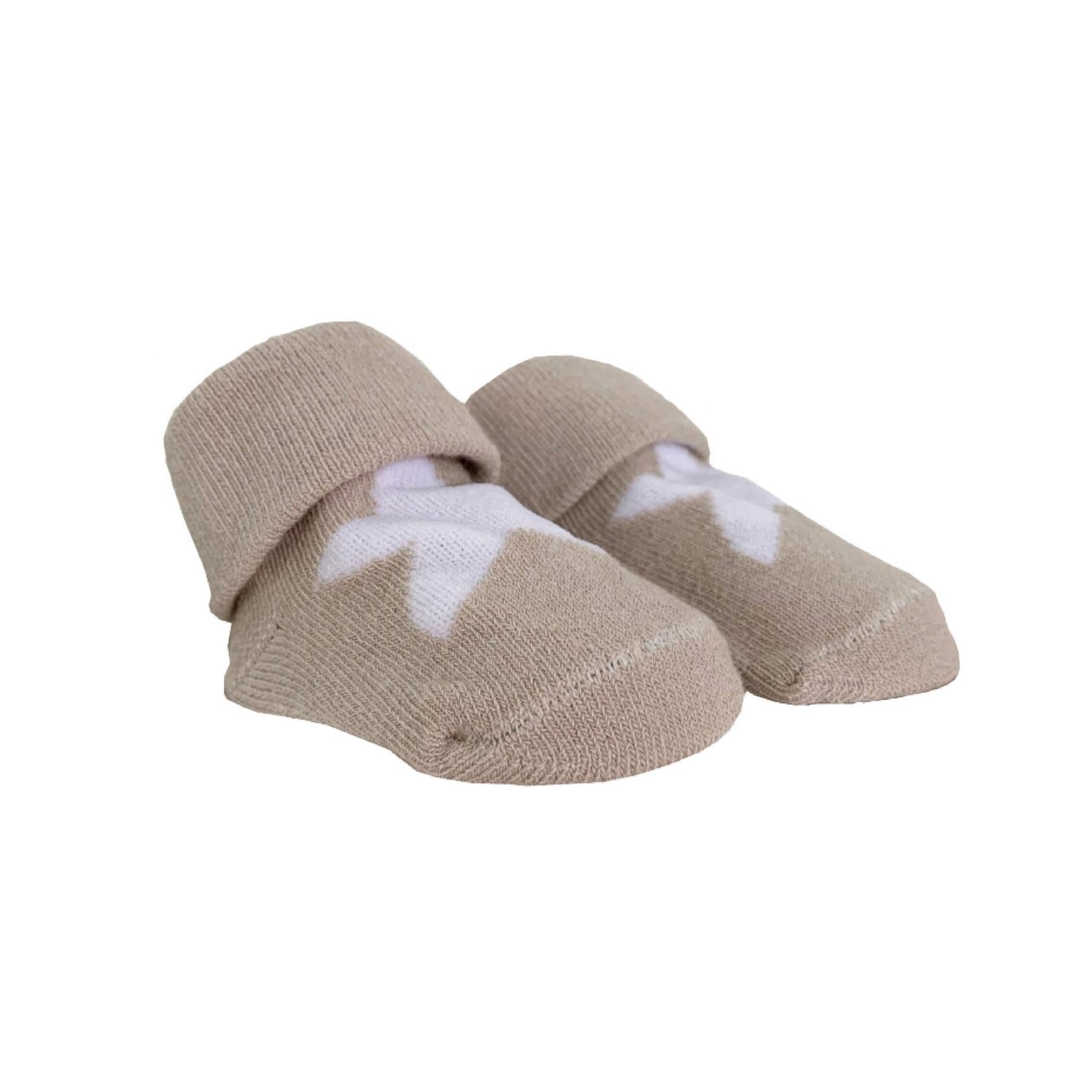 Lot De 3 Paires De Chaussettes À Étoiles Blanches/Grises/Beige