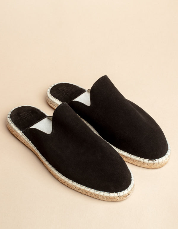 Espadrilles Copenhague - Cuir Noir - Homme