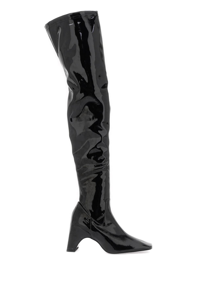 Coperni - Bottes Coperni Stretch Patent Faux Leather Cuissardes Boots