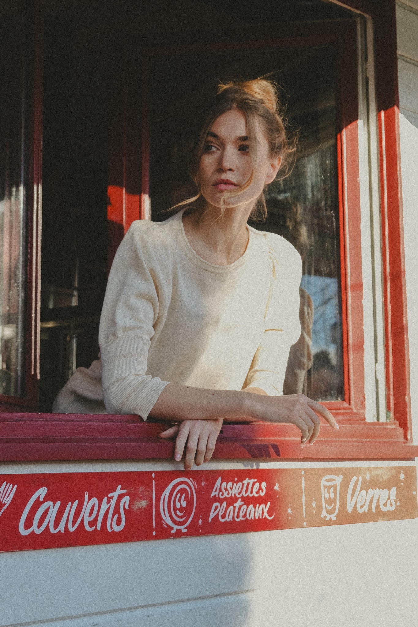 Pull - Coralie - Meringue