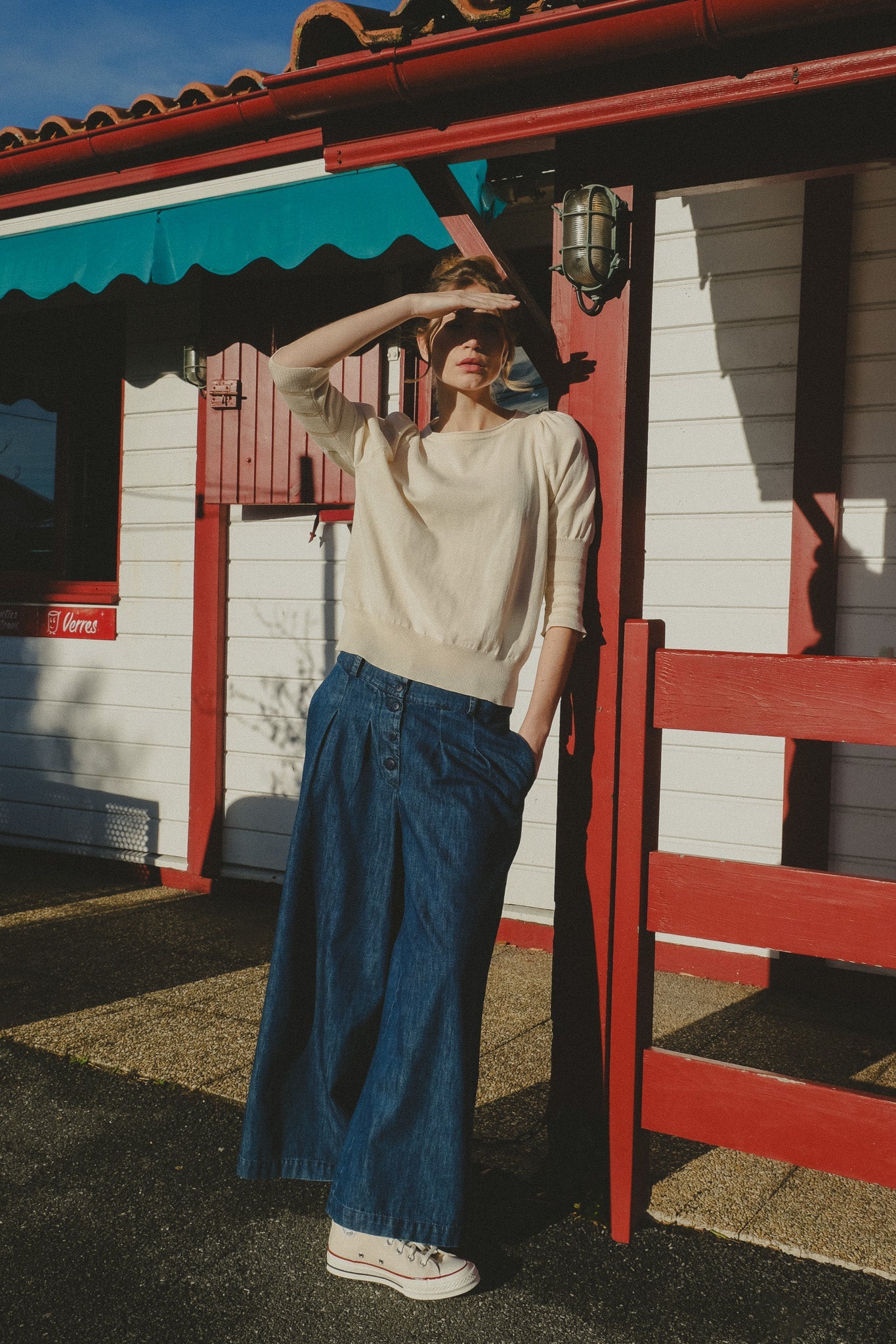 Pull - Coralie - Meringue