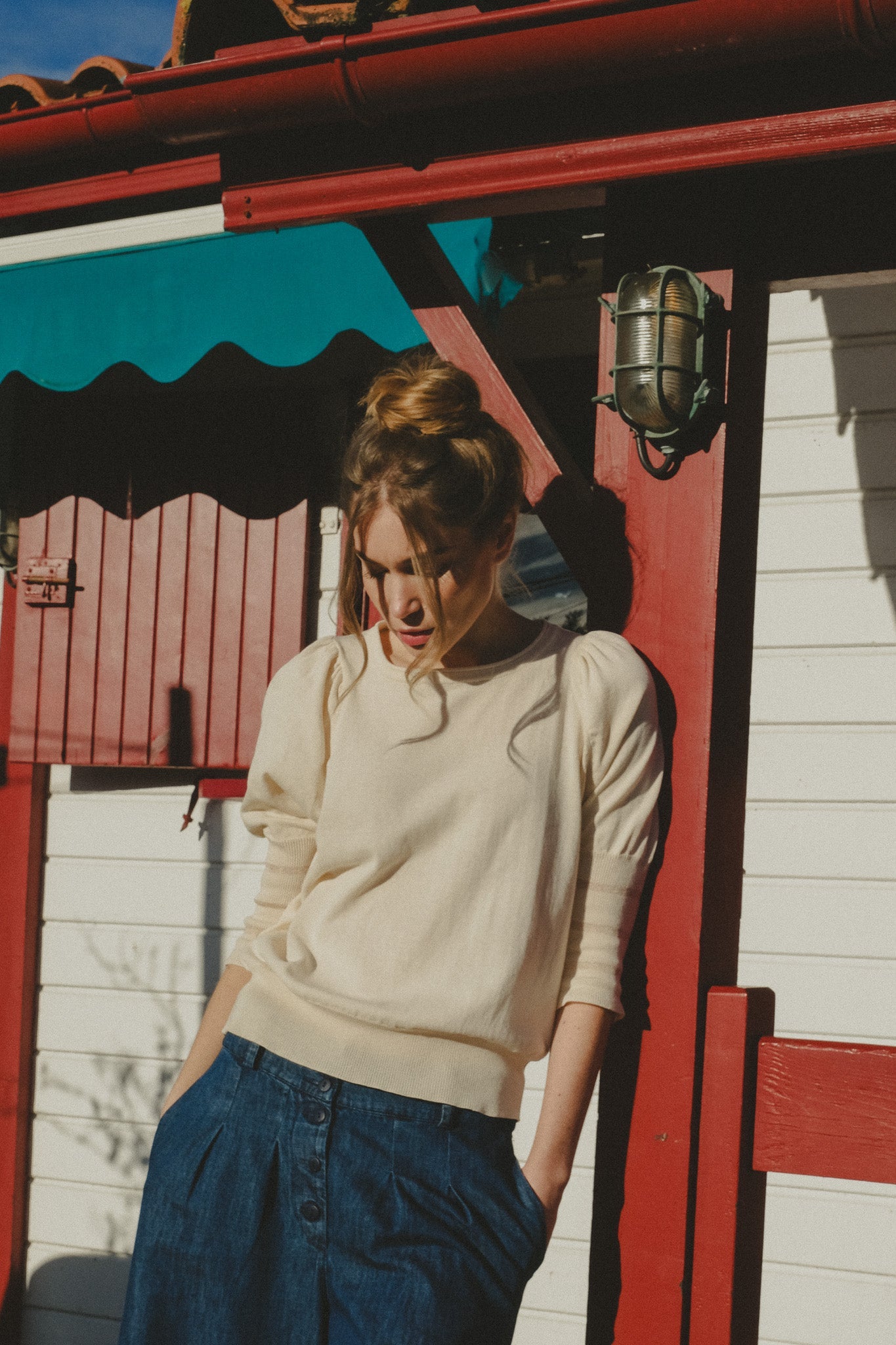 Pull - Coralie - Meringue