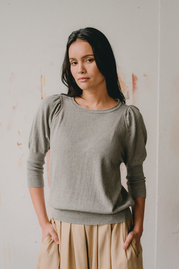 Pull - Coralie - Gris