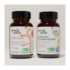 French Mush compléments alimentaires à base d'extraits de champignons médicinaux biologiques fabriqués en France Complexe Champignons 5 - Cordyceps Bio - gélules -