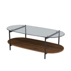 Costa - Table Basse - Effet Noyer