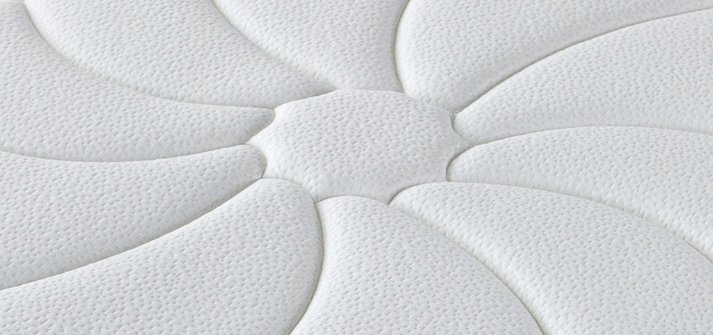 Fontainebleau - Ensemble Matelas + Sommier - Blanc/Gris