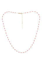 Collier "Amada Rouge" - Or Jaune 375/1000