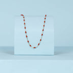Collier "Amada Rouge" - Or Jaune 375/1000