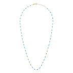 Collier "Amada Turquoise" - Or Jaune 375/1000