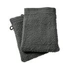 Lot De 2 Gants De Toilette "Spa" - 100% Coton - Ardoise