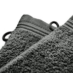Lot De 2 Gants De Toilette "Spa" - 100% Coton - Ardoise