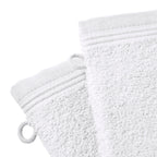 Lot De 2 Gants De Toilette "Spa" - 100% Coton - Neige