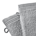 Lot De 2 Gants De Toilette "Spa" - 100% Coton - Perle