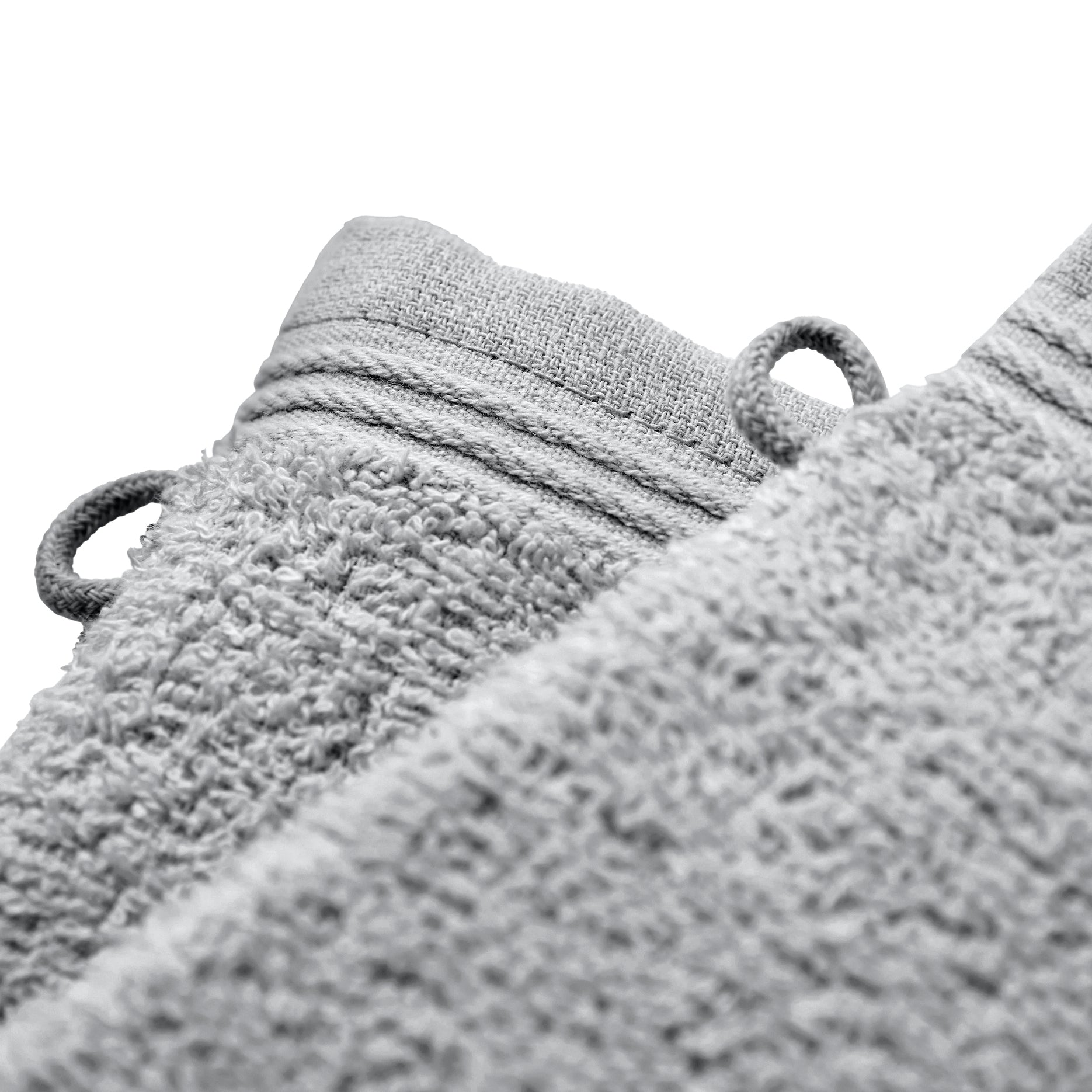 Lot De 2 Gants De Toilette "Spa" - 100% Coton - Perle